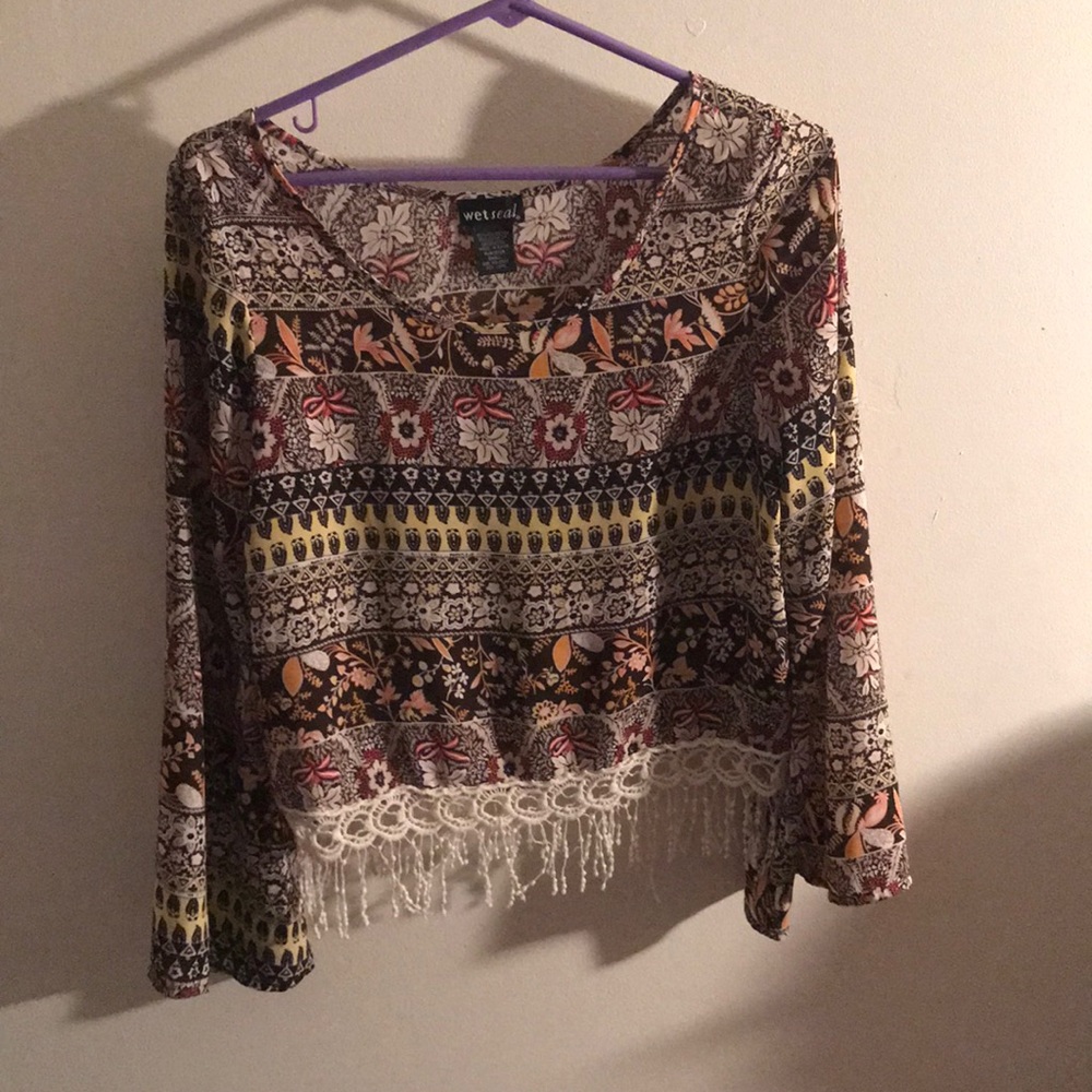 Flowy long sleeve shirt